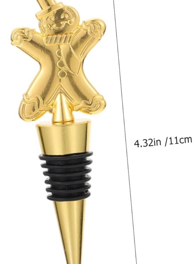 Cabilock 3pcs Christmas Bottle Stoppers Strong Sealing For Wine And Beverage - Image 2